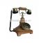 High Quality Wood Corded Telephone Home Decorative Antique Old Phone