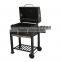 Stainless steel handle charcoal grill