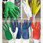 BSSAFETY green blue red rubber coated gloves, contruction gloves for hard work