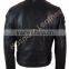 Men's Black Motorbike Leather Jacket