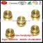 Directly Cutom Brass Inserts Straight Knurling CNC Nut