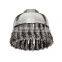 PEGATEC rust paiting cleaning welding burs removing industrial powerful twist knot steel wire brush