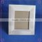 2015 Family customized high quality Plain square 3R paulownia wood photo frame for kids
