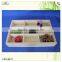 best seller multi grids standing storage pine wooden tray