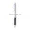 Fashional feature ball pen 2 in 1 pen with rubber grip