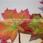 shinning artificial maple leaves fabric leaf branch