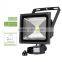 High lumen outdoor ip65 30w led solar garden light