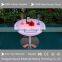 modern elegant led cocktail table with rechargeable battery