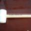 rubber mallet with fiber handle