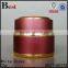 white silver red blue yellow black glass aluminum jar aluminum cream jar cosmetic metal container
