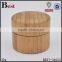 30g Bamboo Cosmetic Double Wall Plastic Jar PP Inner Jar With Bamboo Shell for Face Cream