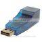 2016 new arrival Ethernet External USB to Lan RJ45 Network Card Adapter 10/100 Mbps for Laptop PC