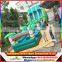2017 New finished large inflatable slide with long slip lane