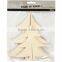 Christmas Tree Wooden 3D Decoration Plain Wood Trees Decorate Craft Set
