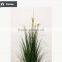 Artificial Grass Synthetic Onion Grass with Cattails Spray Fake Grass in Pot
