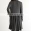 Bulk Wholesale Ladies Women Fashion Long Sleeve Pocket Stone Charcoal Open Cardigan Open Front Cardigan Sweaters High Quanlity