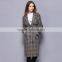 2016 fashion long style ladies skinny wholesale winter women woolen coats