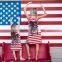 China Factory Direct Sale Striped Mother Daughter Matching Dress