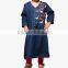 Latest Children Kurta Front Neck Embroidered Designs For Kids Girls Clothes HSD5503
