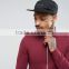 2017 Competitive High Quality New Design Durable 100% Cotton Soft Touch Knit Funnel Neck Burgundy Running Casual Men Jumper