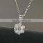 925 sterling silver pendant women snowflake necklace pendant