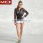 2017 new design women fashion jacket with mesh design yoga jacket for gym wear sports jacket