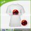 Highly customizable 100% polyester v-neck t-shirt