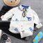 2017 wholesale new spring fashion printing long sleeve boy kids t shirt
