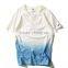 High Quality Color Gradual Change Sublimation Dry Fit Sport T-Shirt With Custom Logo