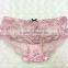 Pink sets sexy women transparent lace underwear bra and panty set