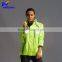 outdoors healthy yellow sports jacket breathable and strechable with led flashing