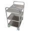 Three layer double handle warehouse cart RCS-038