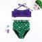 2017 newest Little Mermaid Outfit Bikini Swimwear for Lovely Baby Girls