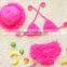 Hot Sale 2017 Summer Kids Girls Bikini Swimwear