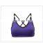 Custom make ladies fitness workout sports bra with sublimation printed