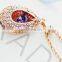 BH60 Fashion creativ Jewelry Colorful crystal Plated Short Design Collarbone Necklace Women Accessories Austrian Crystal Pendant
