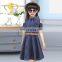 hand embroidery designs smart casual girl denim dress for girls kids