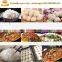 Non electric rice noodle roll cooker and steamer Gas rice steamer cabinet