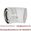 Manufacturer non-condensing length CE EN14471 length 50mm diameter 80mm extension flue for gas stove
