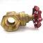 1 Inch Brass Ball Valve Brass Flush Valve With Handle Iron