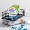 Bathroom Color Metal Wire Mesh Storage Laundry Baskets For Kitchen /Snack Storage