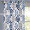 high-end fashion polyester luxurious printed damask curtains