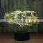 7 Color 3D Lamp LED Night Light Change Touch Car Lamp Christmas Presents