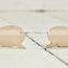 Custom made unpainted natural wood oval speech bubble