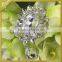 Hot Sale cheap elegant design crystal flat back rhinestone brooches for invitations FB-068                        
                                                                                Supplier's Choice