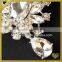 Wholesale flower hair brooches pins crystal rhinestone lady men wedding brooch FB-027