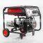 3500 4000watt 7hp 100% Copper Wire Electric Start Portable Generator With Wheel Kit Gasoline Powered