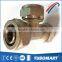 Pipe accessory brass forged union equal / male / female tee fitting with lead free