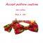 cute shape pet collar with accessories bow knot collar manufacturer pet tracking collar