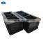 Three gang 50mm compressive cement mortar concrete plastic test cube mould/mold